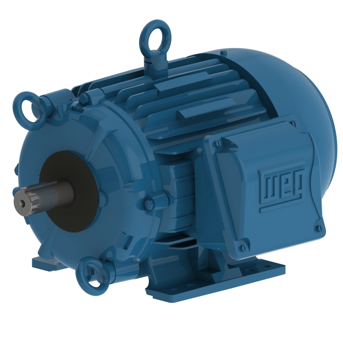 weg W22 冷卻塔高效 0.5/2.0 HP 12/6P 213/5T 3Ph 460 V 60 Hz IC411 - TEFC - 底腳安裝